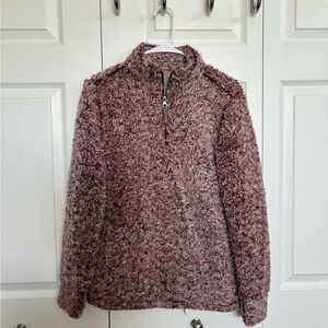 Cozy Women's Fleece Jacket - Mauve